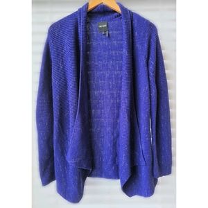 Nic+Zoe Blue and White Cardigan Size Small